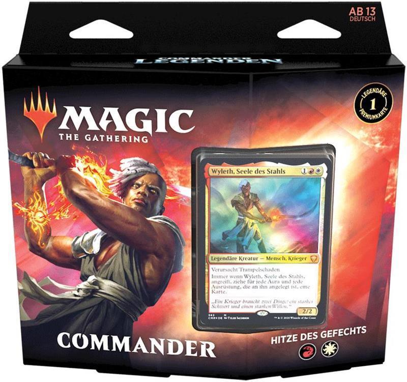 MTG - Commander Legenden Commander Deck (DE) Hitze des Gefechts (Weiß/Rot)