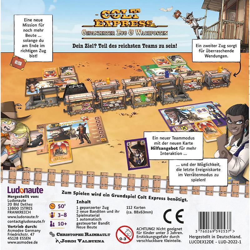 Colt Express –  Erweiterung: Gepanzerter Zug & Wachposten (DE)
