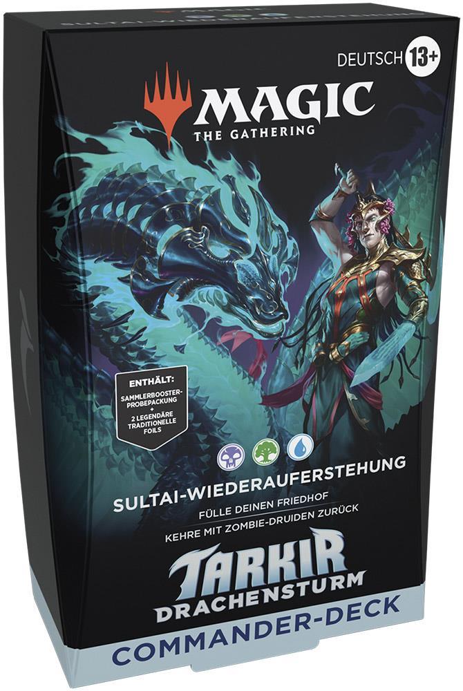 Magic: The Gathering Tarkir: Dragonstorm Commander Deck (GER) Sultai Arisen (Blue/Black/Green)