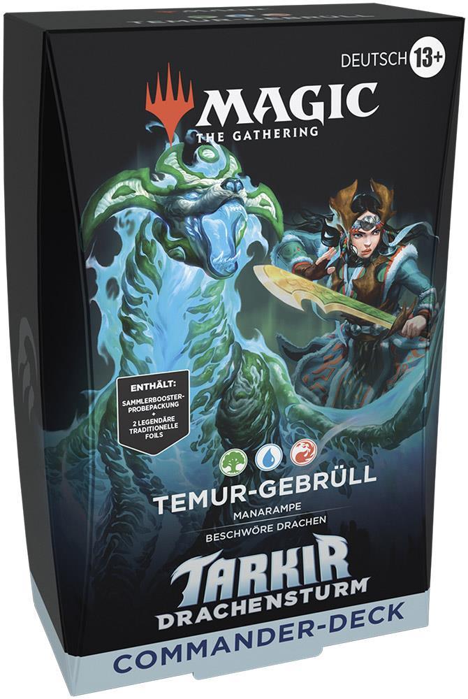 Magic: The Gathering Tarkir: Drachensturm Commander-Deck (DE) Temur-Gebrüll (Blau/Rot/Grün)