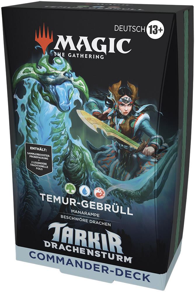 Magic: The Gathering Tarkir: Drachensturm Commander-Deck (DE) Temur-Gebrüll (Blau/Rot/Grün)