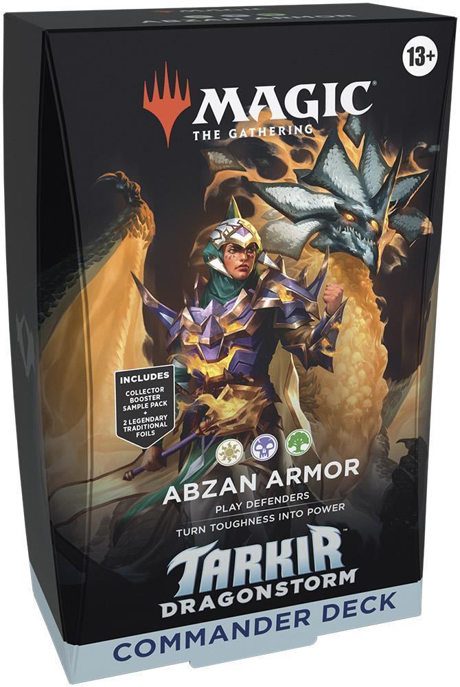 Magic: The Gathering Tarkir: Drachensturm Commander-Deck (EN) Abzan-Bollwerk (Weiß/Schwarz/Grün)