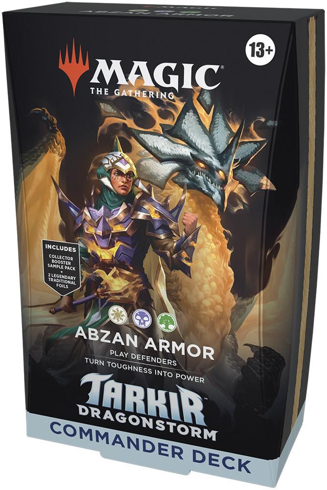 Magic: The Gathering Tarkir: Drachensturm Commander-Deck (EN) Abzan-Bollwerk (Weiß/Schwarz/Grün)