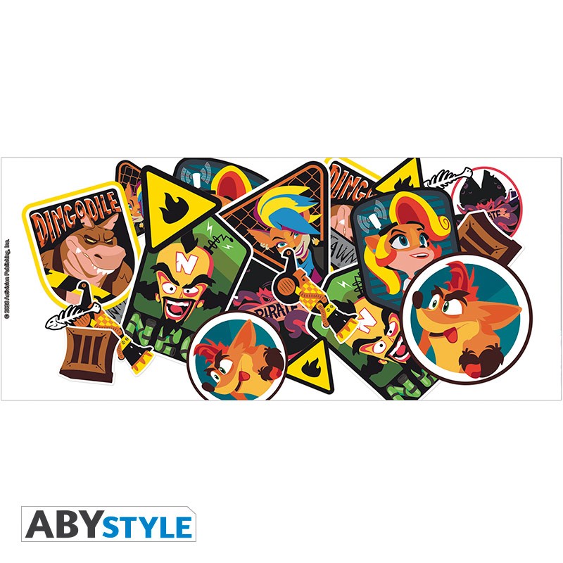 Crash Bandicoot Tasse "Sticker Crash"