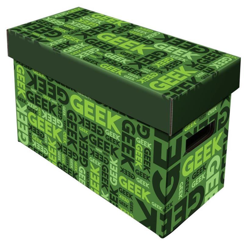 BCW Short Comic Box - Art - Geek - Green