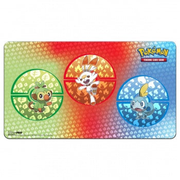 PKM Sword and Shield Galar Starters Playmat
