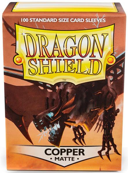 Dragon Shield Standard Sleeves - Matte Copper (100 Sleeves)
