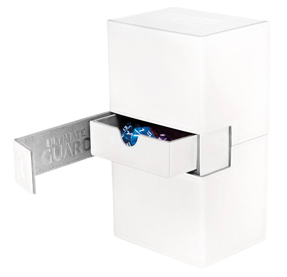Ultimate Guard Twin Flip´n´Tray Deck Case 160+ Standardgröße XenoSkin Weiß