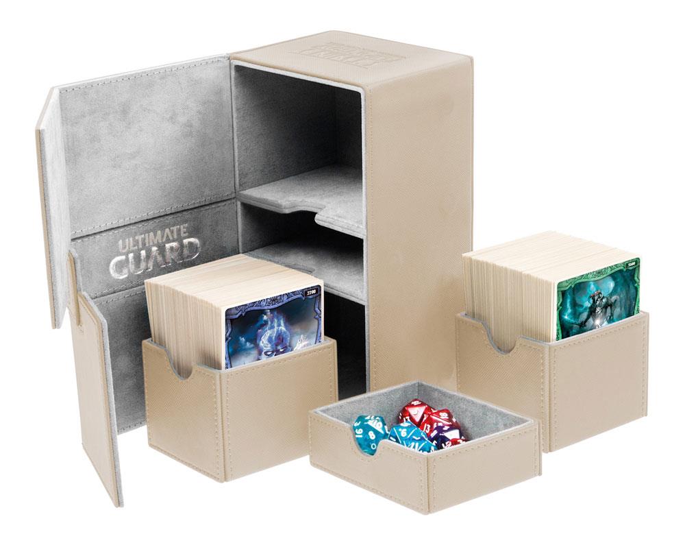 Ultimate Guard Twin Flip´n´Tray Deck Case 160+ Standardgröße XenoSkin™ Sand