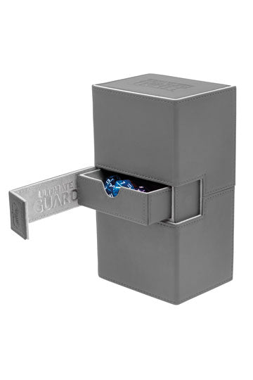 Ultimate Guard Twin Flip´n´Tray Deck Case 160+ Standardgröße XenoSkin™ Grau