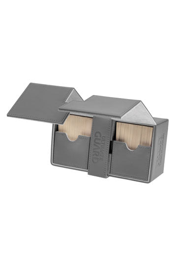 Ultimate Guard Twin Flip´n´Tray Deck Case 160+ Standardgröße XenoSkin™ Grau