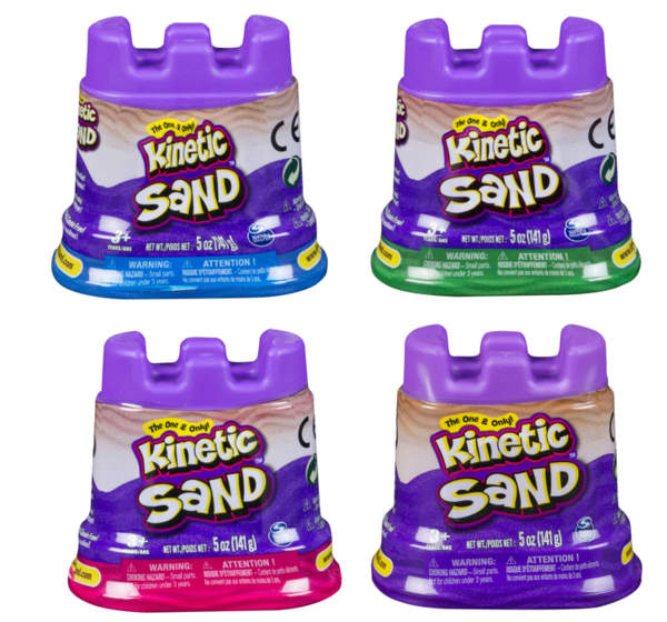 Kinetic Sand wiederverwendbarer Behälter (127g) Weiß/Natur