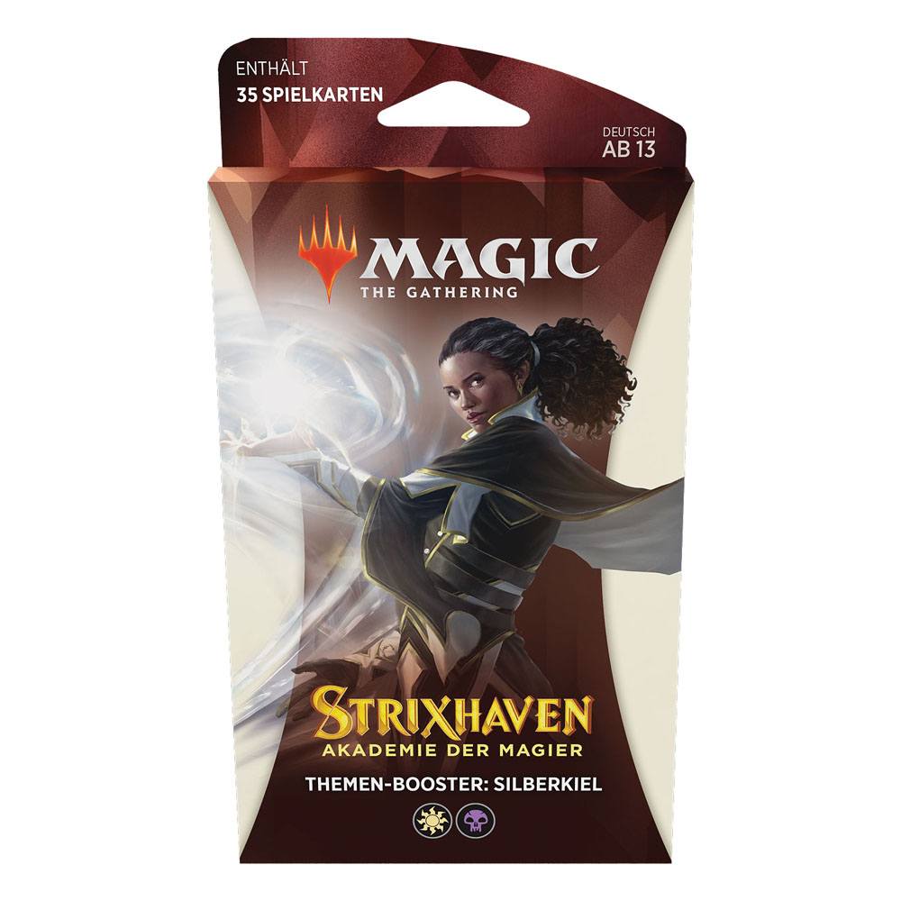 MTG - Strixhaven: Akademie der Magier Themen-Booster (DE) Silberkiel (Weiß/Schwarz)