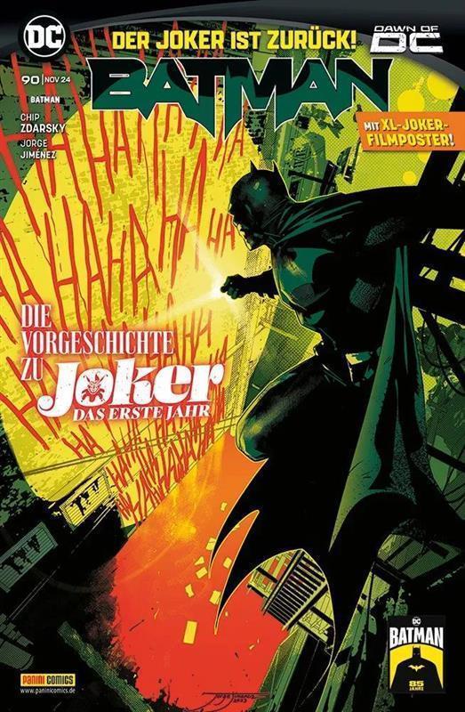 Batman (Rebirth) 90: Die Vorgeschichte zu "Joker - das erste Jahr"