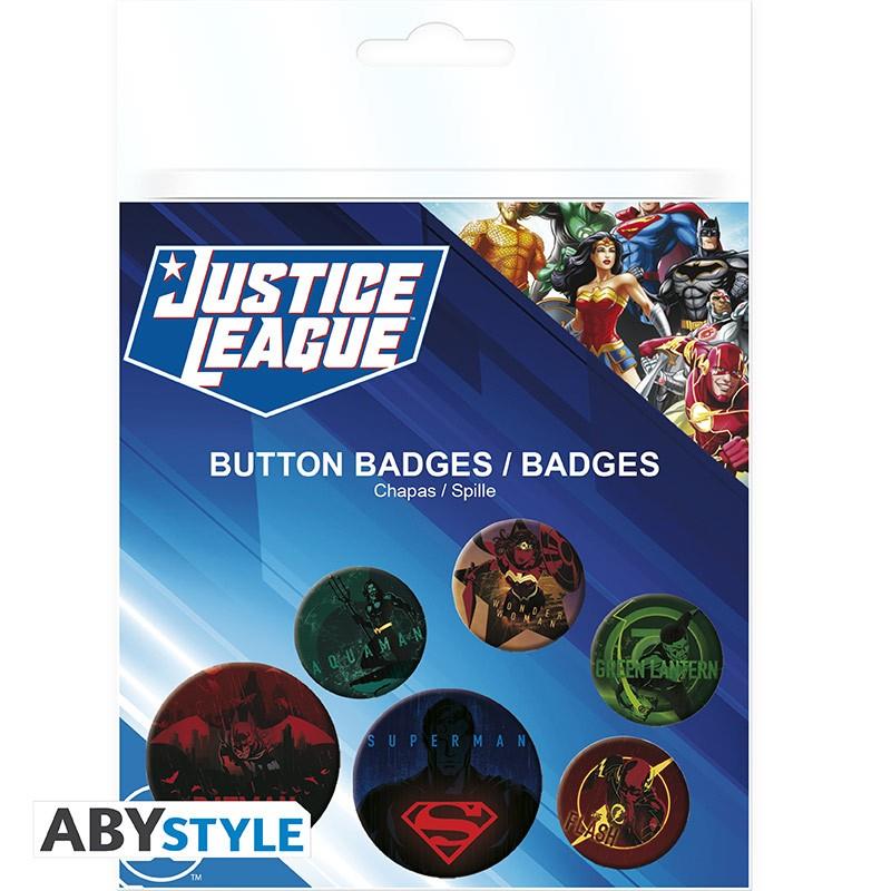 DC Comics Badge Pack "Justice League Logos"