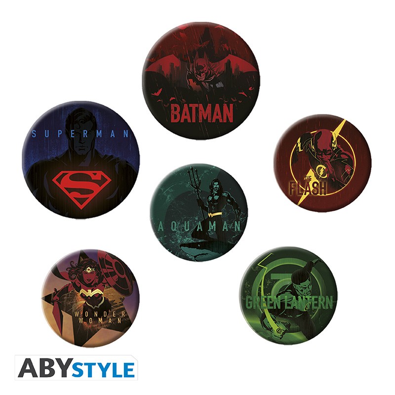 DC Comics Badge Pack "Justice League Logos"