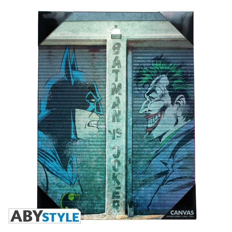 DC Comics Canvas Batman vs Joker 30 x 40 cm