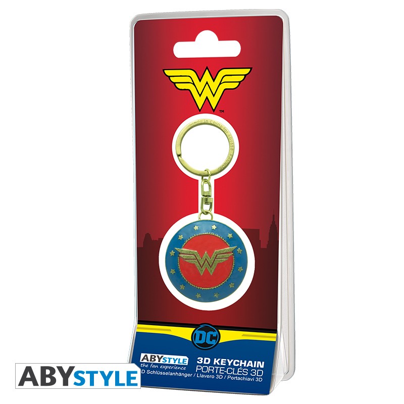 DC Comics 3D Keychain "Wonder Woman Shield"