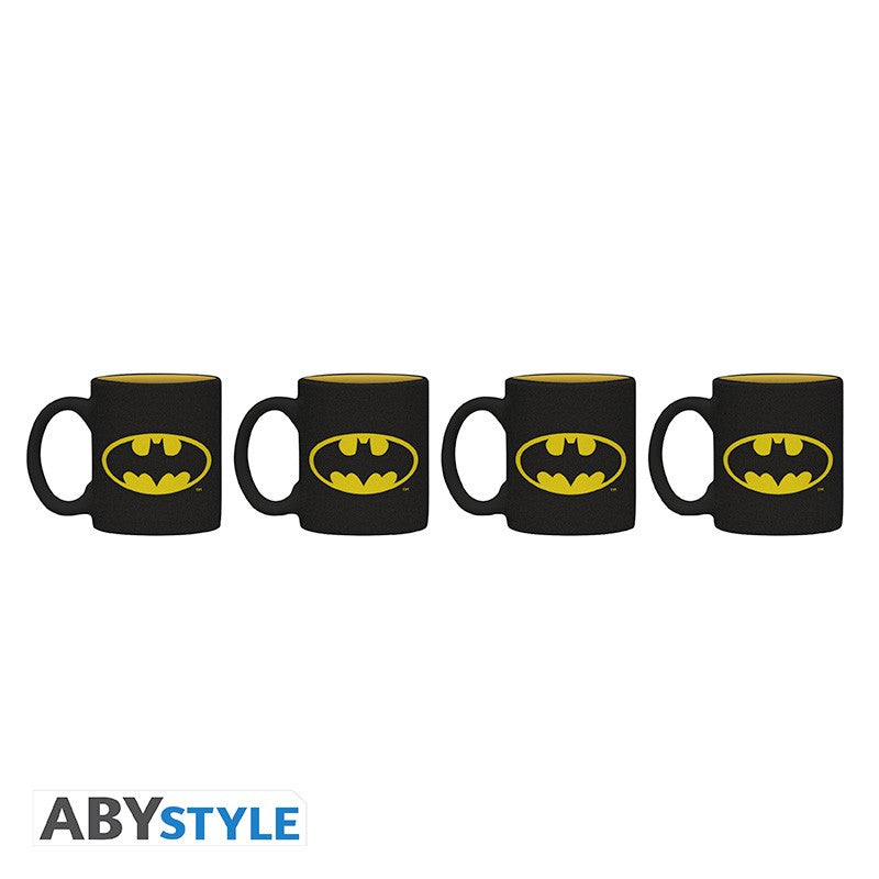 DC Comics Set 4 Espresso Tassen Batman Iconic