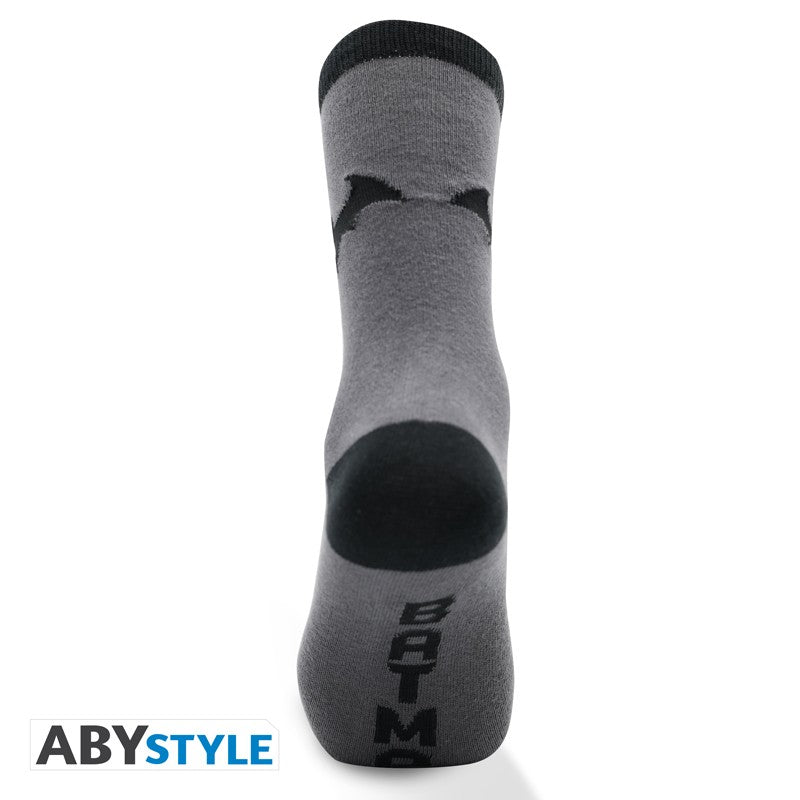 DC Comics Socks Batman Black & Grey