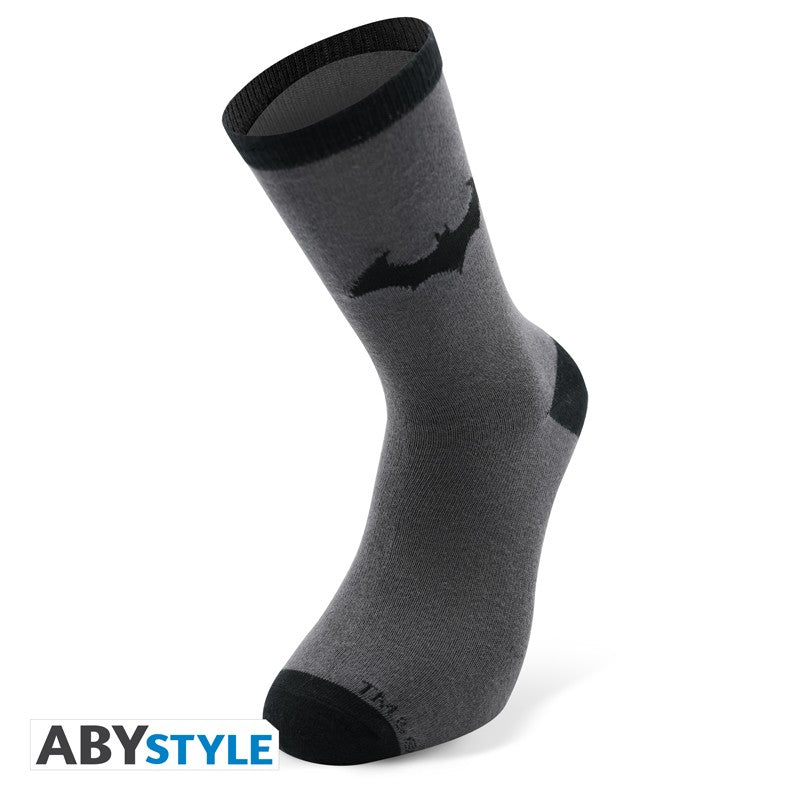 DC Comics Socks Batman Black & Grey