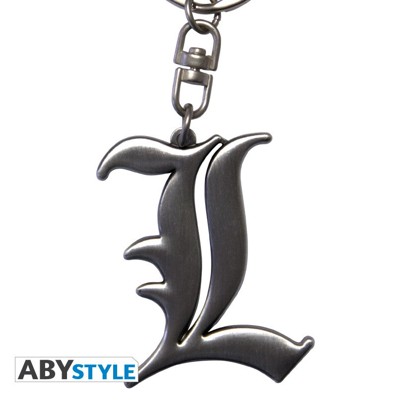 Death Note 3D Keychain L Symbol