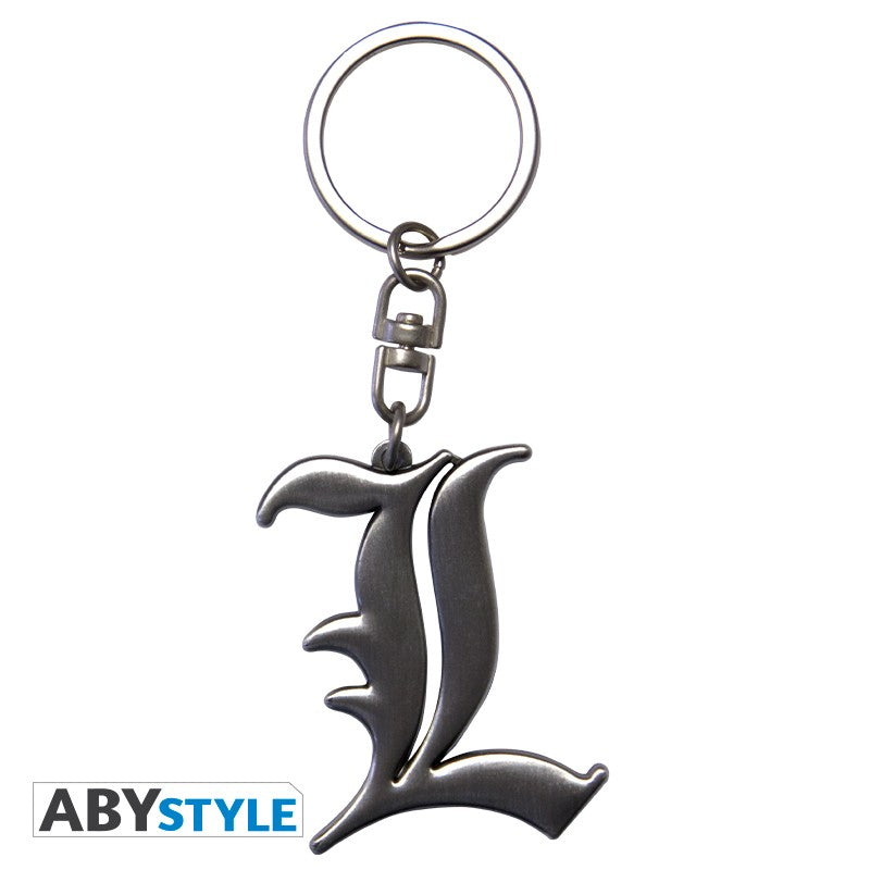 Death Note 3D Keychain L Symbol