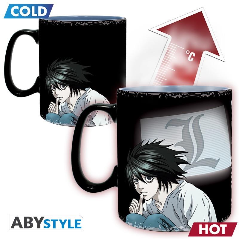 Death Note Heat Change Mug Kira & L