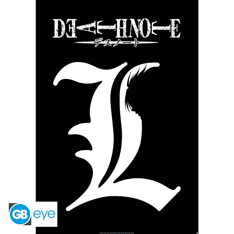 Death Note Maxi-Poster "L Symbol" 91,5 x 61 cm