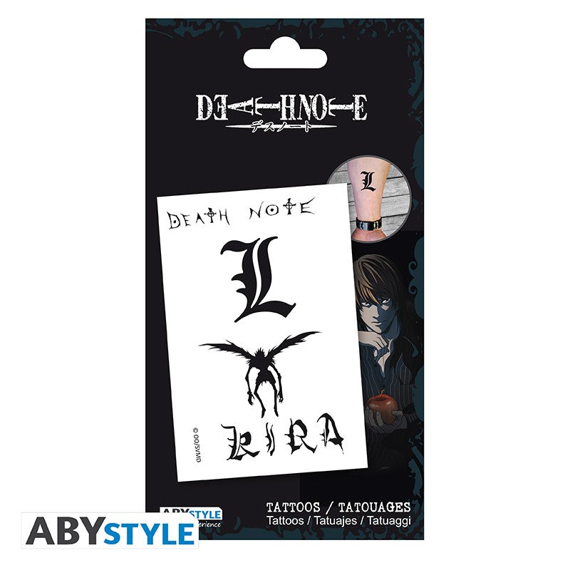 Death Note Tattoos 15 x 10 cm