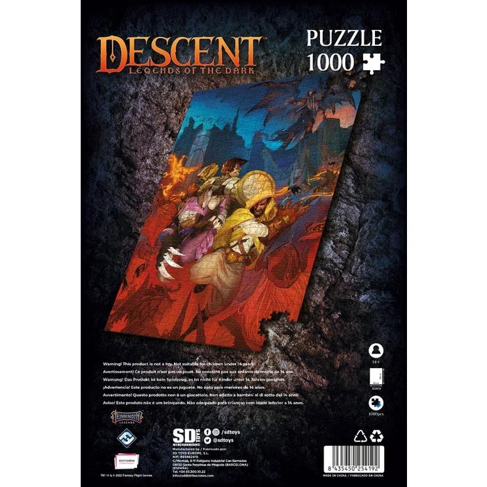 Descent: Legenden der Finsternis - Puzzle (1.000 Teile)