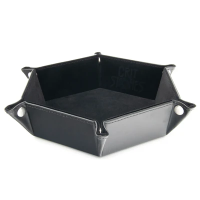 CritStones Foldable Dice Tray Black