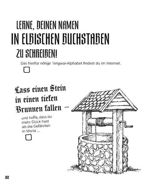 Die Bucket List für Tolkien Fans
