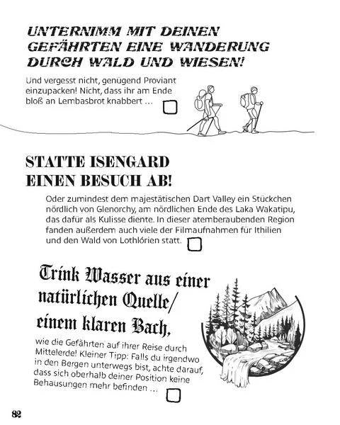 Die Bucket List für Tolkien Fans