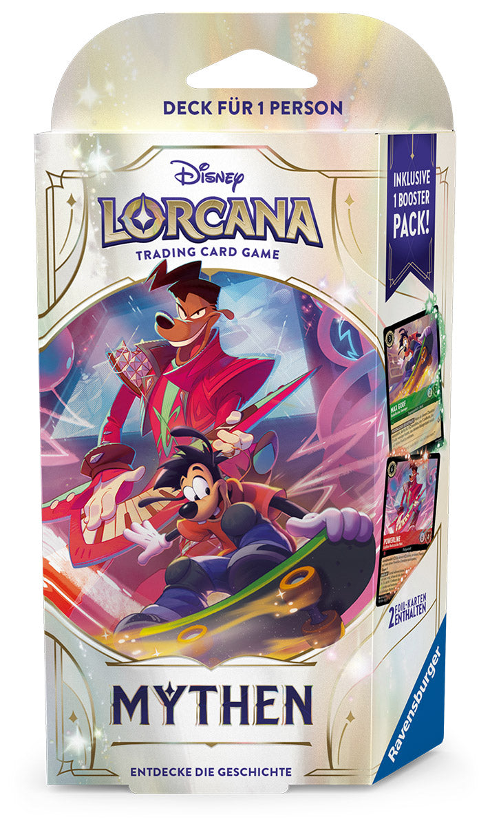 Disney Lorcana TCG Fabled Starter Deck (GER) Max/Powerline (Ruby/Emerald)