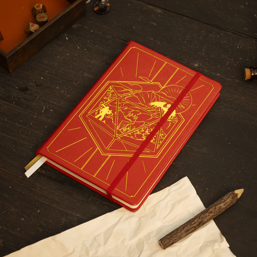 DnD 5e Player Journal Red