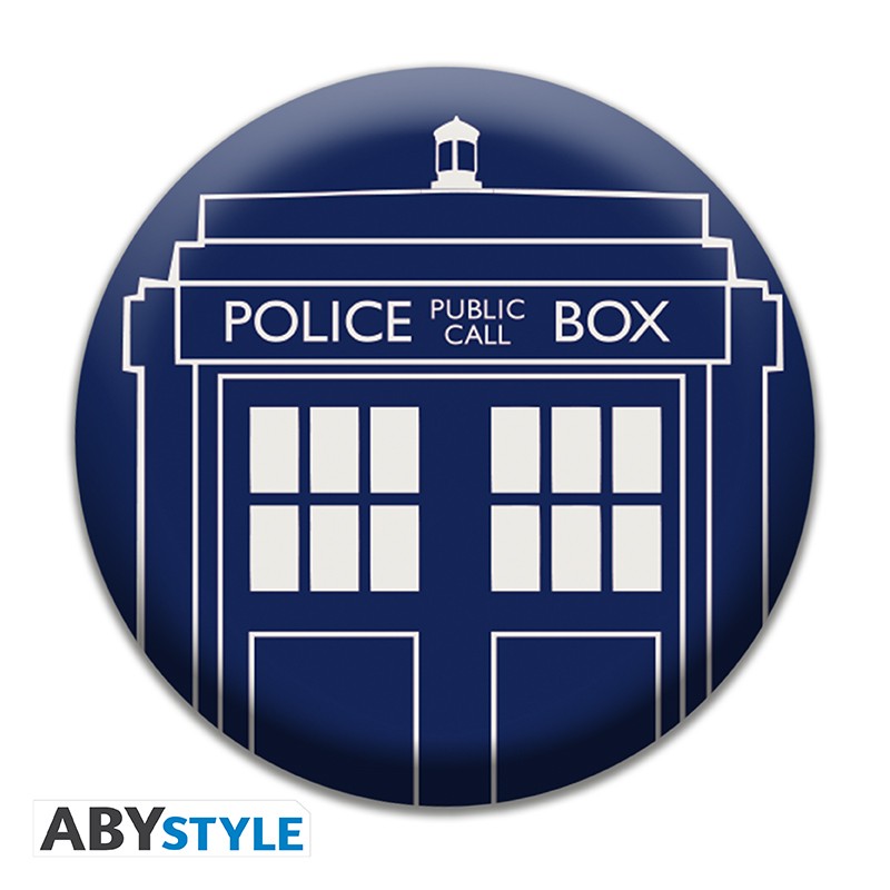 Doctor Who Badge Pack 4er The Tardis