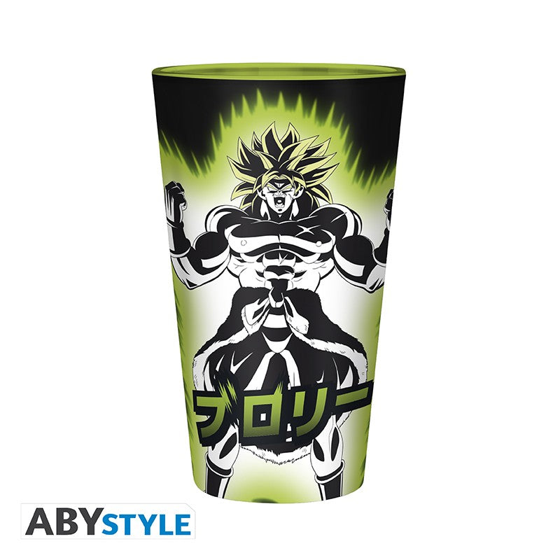Dragon Ball glass large Broly & Gogeta