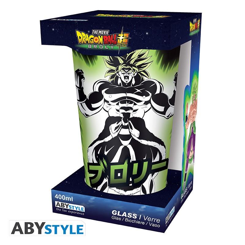 Dragon Ball glass large Broly & Gogeta
