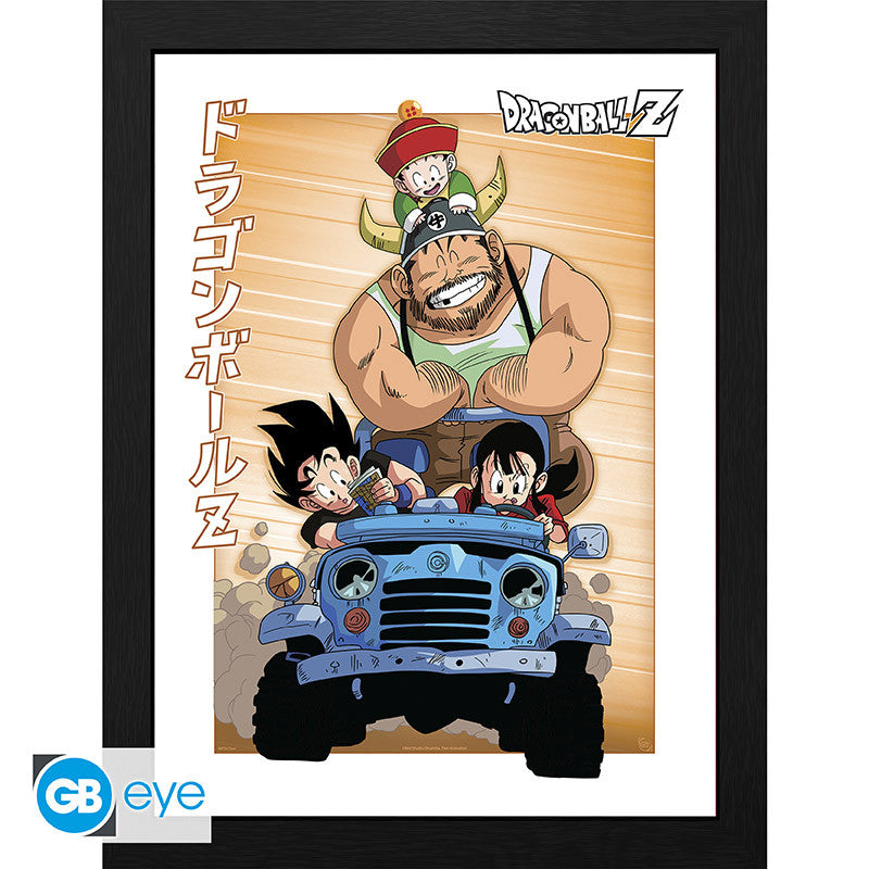 Dragon Ball Framed Print "Family Road Trip" 30 x 40 cm