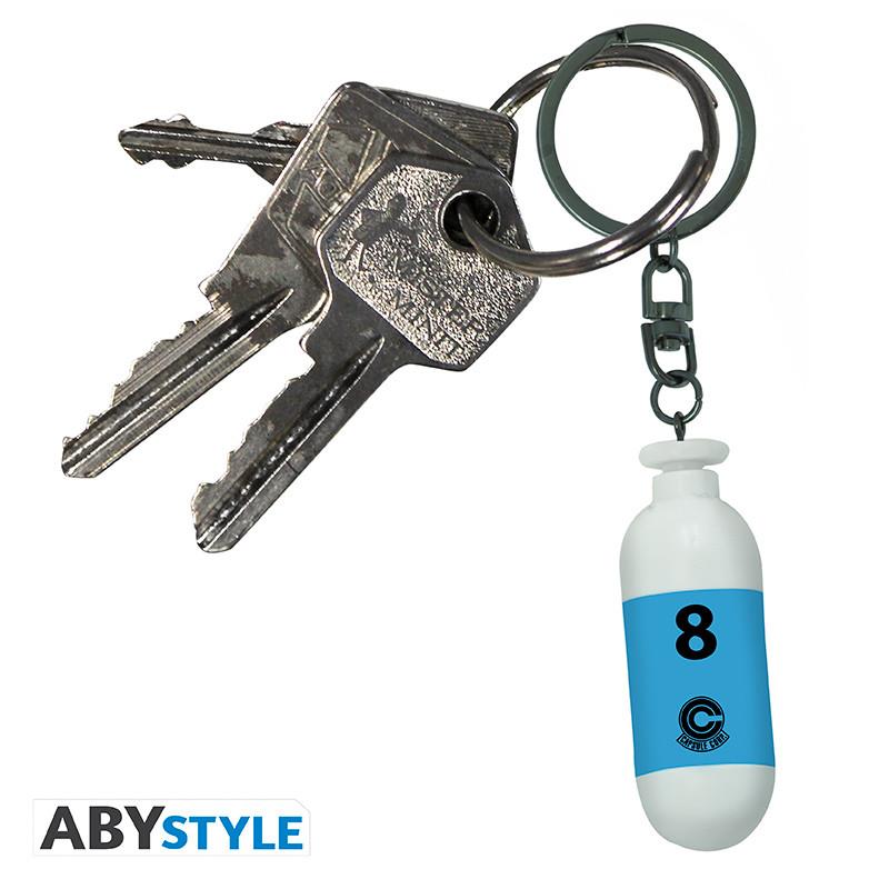 Dragon Ball 3D Keychain "DBZ/Blue Plastic Capsule"
