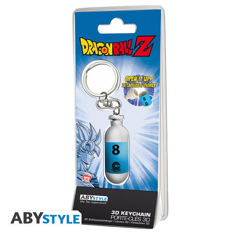 Dragon Ball 3D Keychain "DBZ/Blue Plastic Capsule"