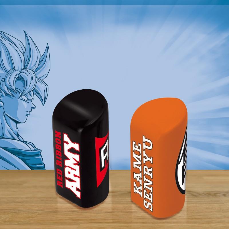 Dragon Ball Salt & Pepper Shakers Kame Symbol & Red Ribbon Army
