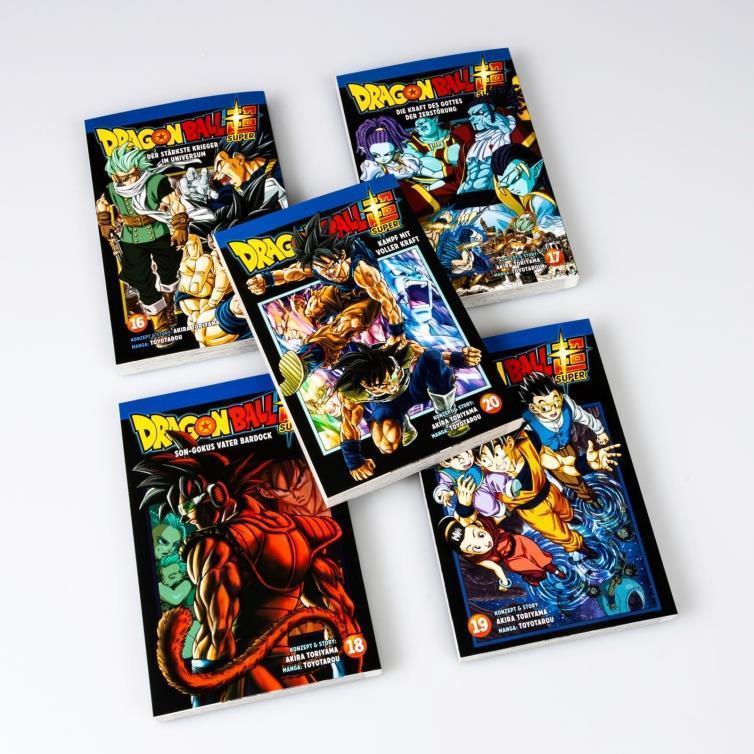Dragon Ball Super Bände 16-20 im Sammelschuber mit Extra