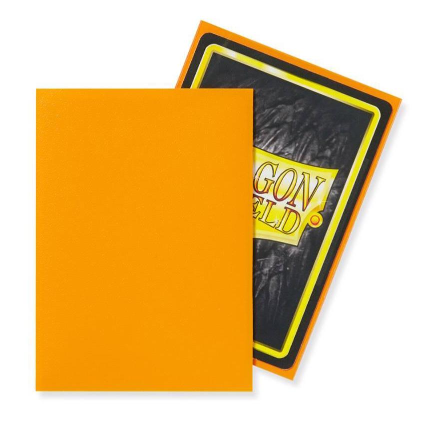 Dragon Shield Standard Sleeves - Matte Orange (100 Sleeves)