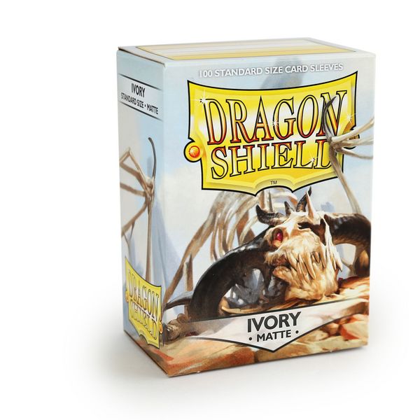 Dragon Shield Standard Sleeves - Matte Ivory (100 Sleeves)