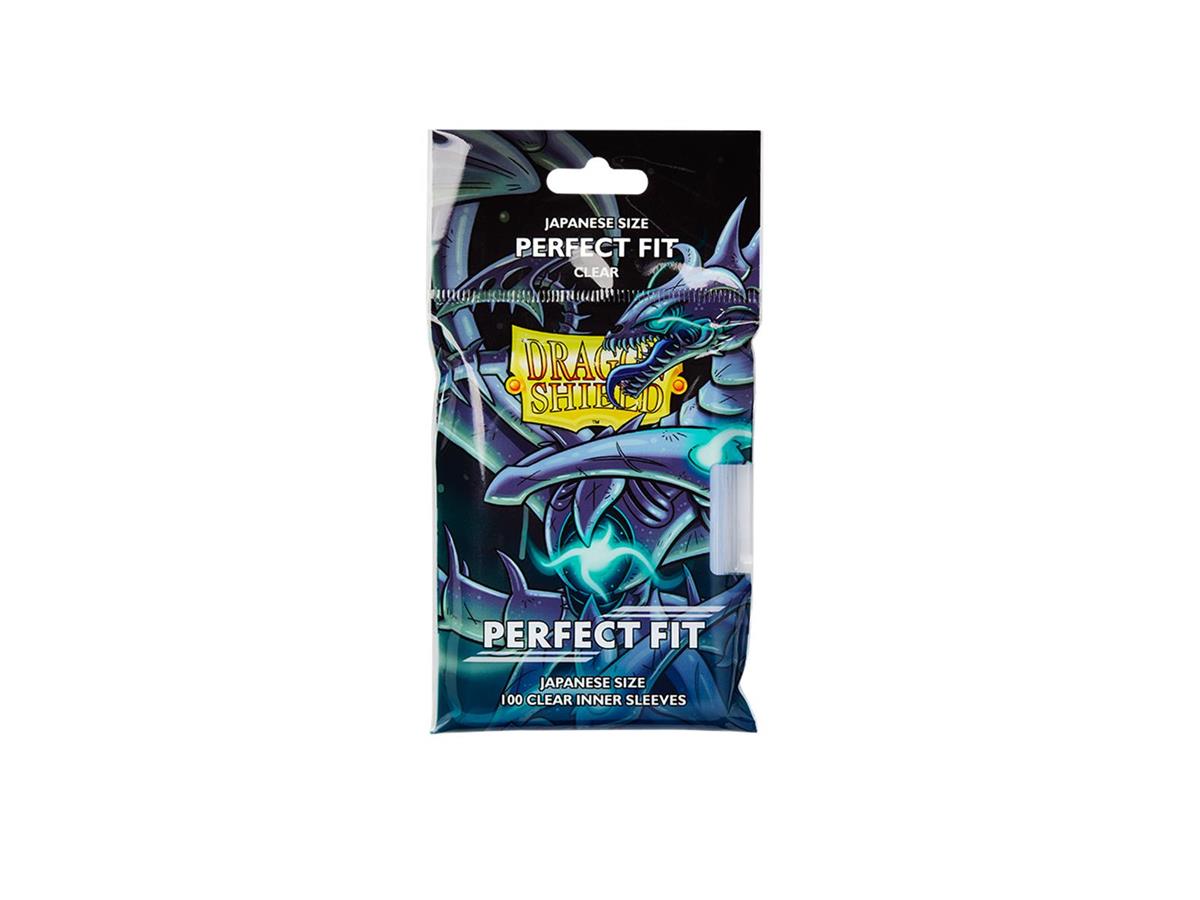Dragon Shield Japanese Size Perfect Fit Sleeves - Clear (100 Sleeves)