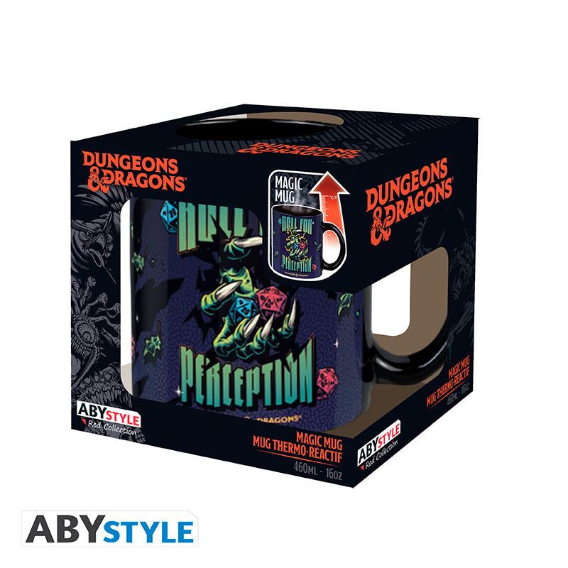 Dungeons & Dragons Heat Change Mug "Roll for Perception"