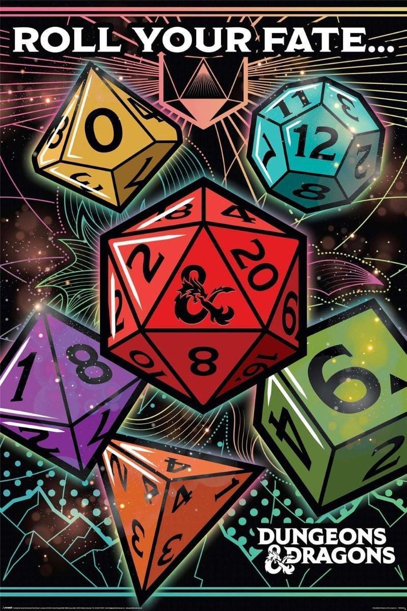 Dungeons & Dragons Maxi Poster Roll Your Fate 61 x 91 cm