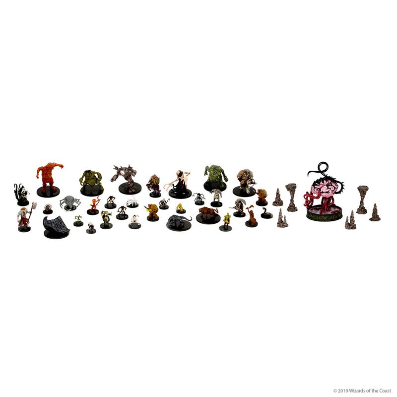 D&D Icons of the Realms - Volo & Mordenkainen's Foes - Elder Brain & Stalagmites Premium Figure - Case Incentive, English